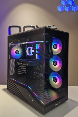 PC Build im Lian Li Vector V100 schwarz