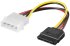 SATA Stromadapter Bu. > 4p. Molex St.