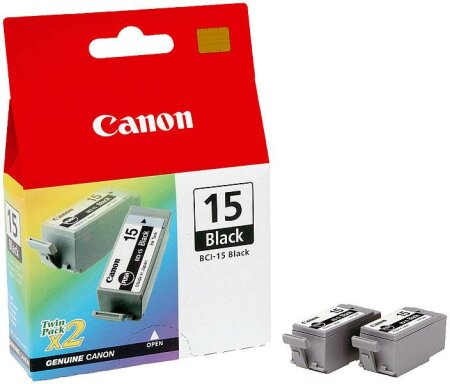 Canon BCI-15BK 2er Pack schwarz