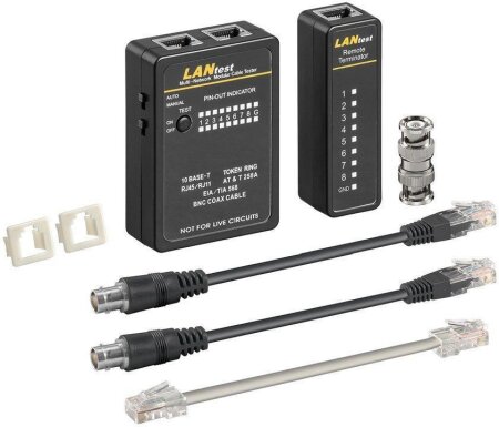 Goobay Netzwerk Kabeltester Set