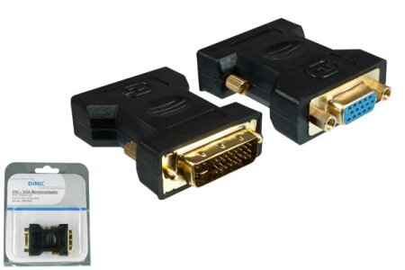 DINIC Adapter DVI-I St. > VGA Bu.