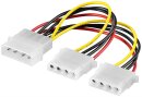 Goobay Adapter Y-Kabel Molex 4-Pin > 2x Molex 4-Pin