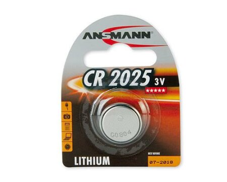 Ansmann CR2025 Knopfzelle, Lithium, 3V