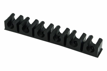 Phobya Schlauchklemmleiste schwarz für 13mm - 6-fach