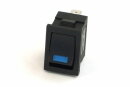 Phobya Wippschalter Eckig - LED blau - 1-polig AN/AUS...