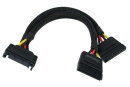 Phobya SATA Strom Y-Kabel SATA Buchse an 2x SATA Stecker...