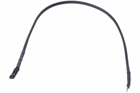 Phobya 2pin-Kabel Verlängerung Buchse/Stecker 30cm - Schwarz