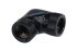 Alphacool HF L-Verbinder 90° - G1/4 drehbar - 2x Innengewinde - Deep Black