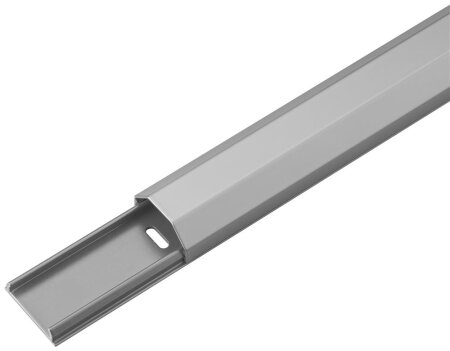 Aluminium-Kabelkanal 1,1 m 33 mm Silver