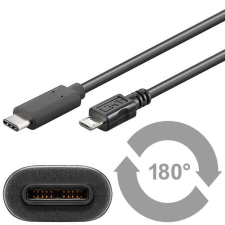 Goobay USB 3.1 Kabel > USB 2.0 Micro-B 0.6