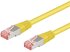 Goobay Cat6 Netzwerkkabel RJ45 S/FTP 1m, gelb