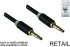 DINIC Kabel 3.5mm Stereo Klinke St./ St. 0.5m, schwarz