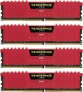 DDR4-2133 64GB Corsair Vengeance LPX Red Kit (4x16GB)