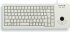 CHERRY G84-5400LUMEU-0 XS Trackball Keyboard, hellgrau, USB, US