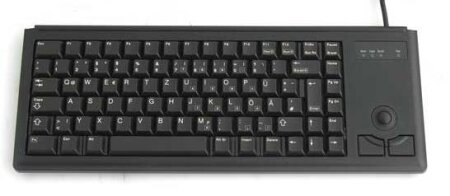 CHERRY G84-4400PRBDE-2, schwarz, PS/2, DE