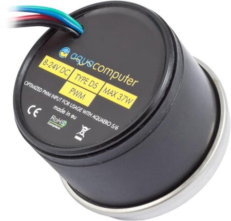 Aquacomputer D5-Pumpenmechanik mit PWM-Eingang und Tachosignal