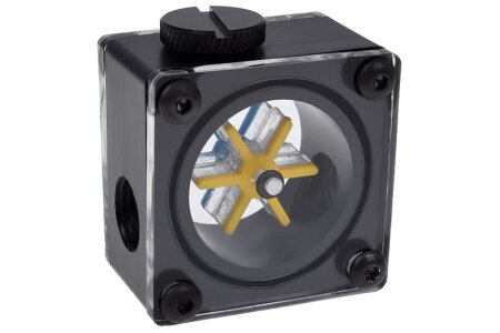 Alphacool Eisfluegel Durchflussanzeiger G1/4 eckig - Acetal