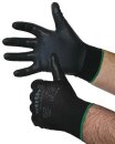 Nylon Feinstrick-Handschuhe mit Nitril-Schaum, schwarz,...
