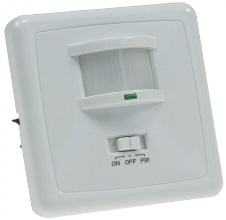 PIR Lichtmelder 160° Unterputz Bewegungsmelder LED Einbauschalter Schalterdose 