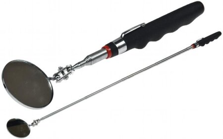Teleskop Werkzeug mit 50mm Spiegel Gesamtlänge 16-70cm, 2-fach Kugelgelenk