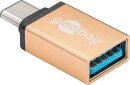 Goobay Adapter USB-C > USB-A 3.0 gold