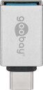 Goobay Adapter USB-C > USB-A 3.0 silber