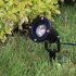 Gartenleuchte CT-GS10 schwarz 230V, 1,5m Kabel+Erdspieß, GU10 Fassung