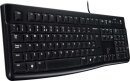 Logitech K120 Keyboard OEM schwarz, USB, DE