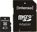 Intenso microSDHC 4GB Kit, Class 10