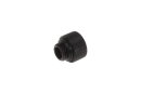 Alphacool Eiszapfen 12mm HardTube Anschraubtülle G1/4  - Deep Black