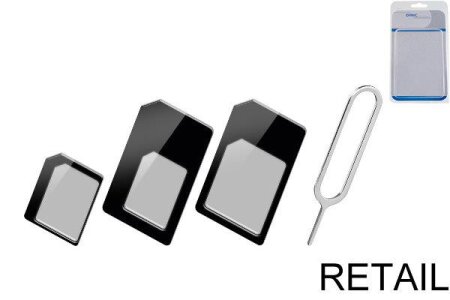 DINIC Adapter Set Sim Karten 4 in 1