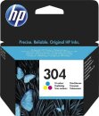HP 304 Tintenpatrone mehrfarbig