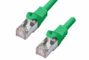DINIC Cat 6 Netzwerkkabel RJ45, S/FTP (PiMF), 1m, grün