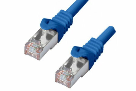 DINIC Cat 6 Netzwerkkabel RJ45, S/FTP (PiMF), 10m, blau