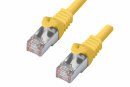 DINIC Cat 6 Netzwerkkabel RJ45, S/FTP (PiMF), 3m, gelb