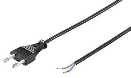 Goobay Euro Kabel zum Konfektionieren 1.5 m schwarz