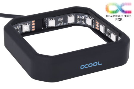 Alphacool Aurora XPX RGB Frame - Black