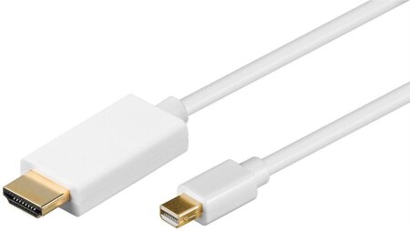 Goobay Kabel Mini DisplayPort > HDMI 1m, weiß