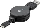 Goobay Kabel USB-C ausziehbar
