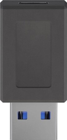 Goobay Adapter USB-A 3.0 > USB-C, schwarz (USB-C-Buchse > USB-A 3.0-Stecker)
