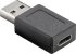 Goobay USB 3.0 SuperSpeed Adapter auf USB-C, schwarz - USB-C-Buchse &gt; USB 3.0-Stecker (Typ A)