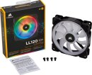 Corsair LL Series LL120 RGB, 120mm, 3er-Pack, LED-Steuerung