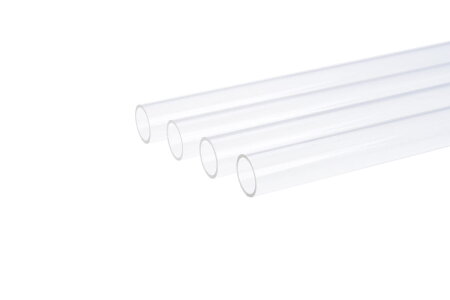 Alphacool HardTube 12/10mm Plexi (PMMA) Klar 60cm - 4er Set