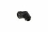 Alphacool Eiszapfen 13mm HardTube Anschraubtülle 90° drehbar G1/4 - Deep Black