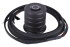 Alphacool Powerbutton mit Taster 19mm rot beleuchtet - Deep Black