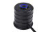 Alphacool Powerbutton mit Taster 19mm blau beleuchtet - Deep Black
