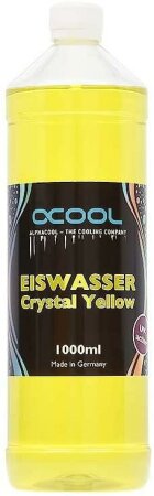 Alphacool Eiswasser Crystal Yellow UV-aktiv, Kühlflüssigkeit, 1000ml