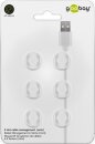 Goobay Kabel Management 2-Slots, weiß