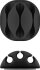 Goobay Kabel Management 3-Slots, schwarz