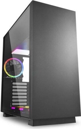 Sharkoon Pure Steel RGB, Glasfenster